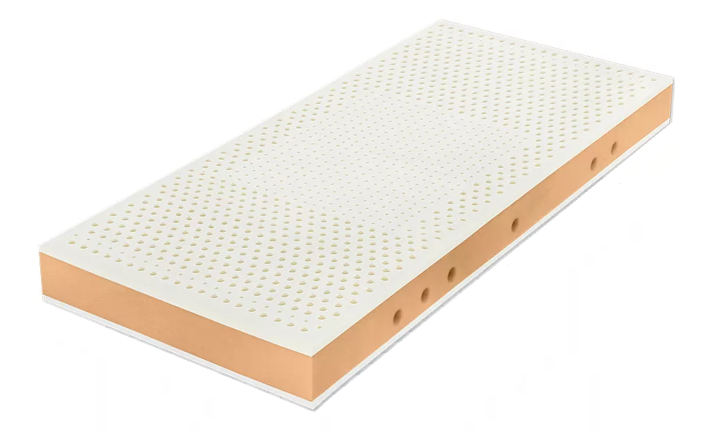 Kvalitní matrace se vzdušným latexem, pružnou studenou pěnou a prošívaným potahem pratelným na vyvářku